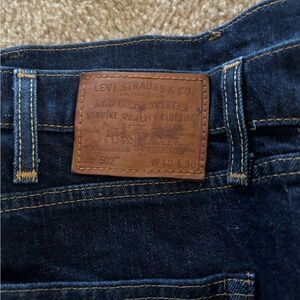 Levi’s 502 Taper Fit Men’s Jeans – Dark Indigo (W40 L30)